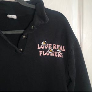 Zara Kids Love Real Flowers Sweater Dress